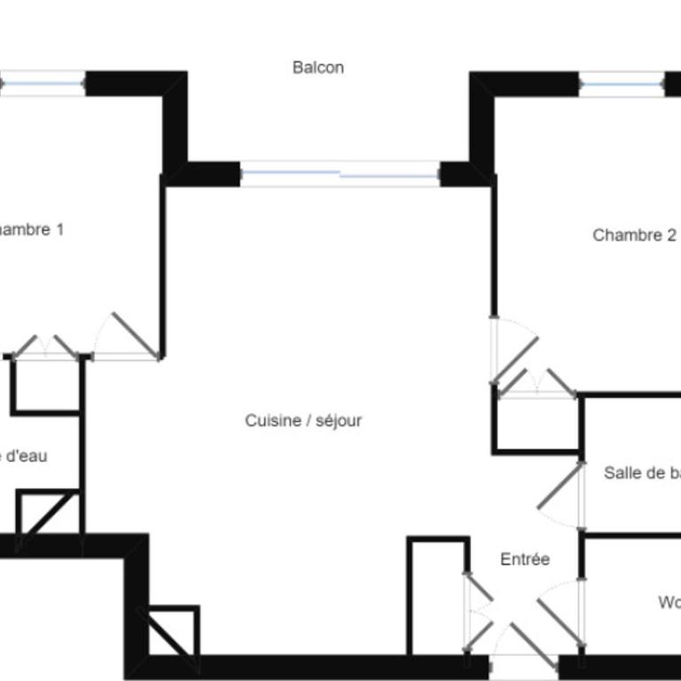 Les Saisies : Appart. 6 pers, 2 ch, 2 sdb, parking, wifi - Two-Bedroom Apartment - 11