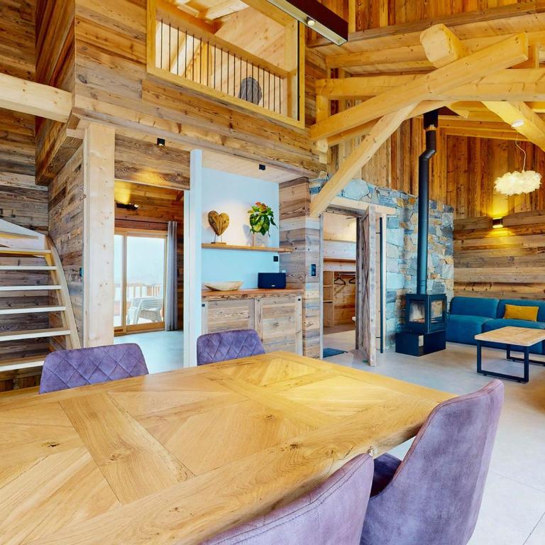Chalet 5* avec spa et jacuzzi · 15 personnes · accès pistes · parking privé - Chalet 3 Chambres - 1