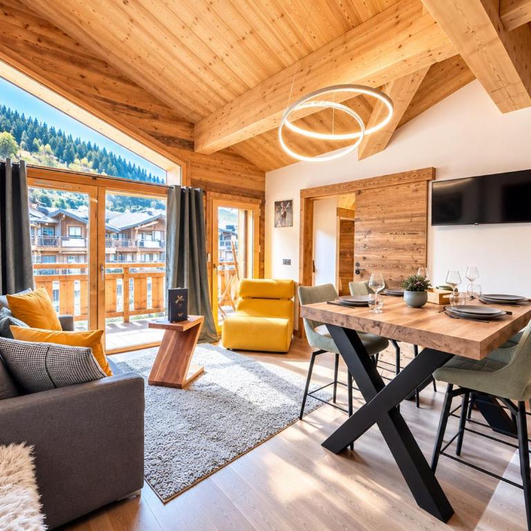 Bel appartement 4 personnes, centre des Gets, moderne et cosy - Appartement 1 Chambre - 8