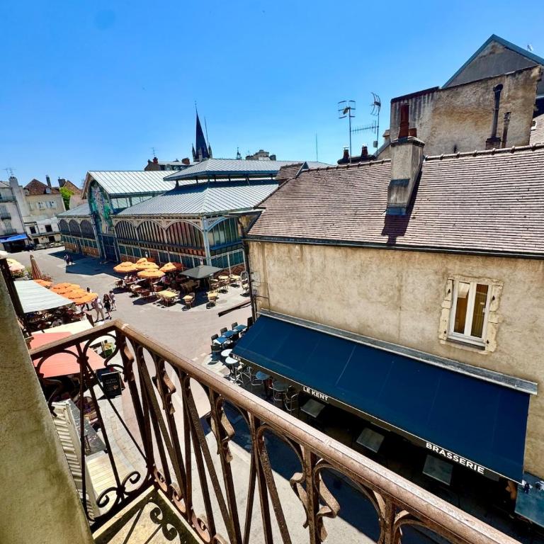 Charme et vue Halles Dijon - Balcon - Clim Mobile - Apartamento de 1 dormitorio - 8