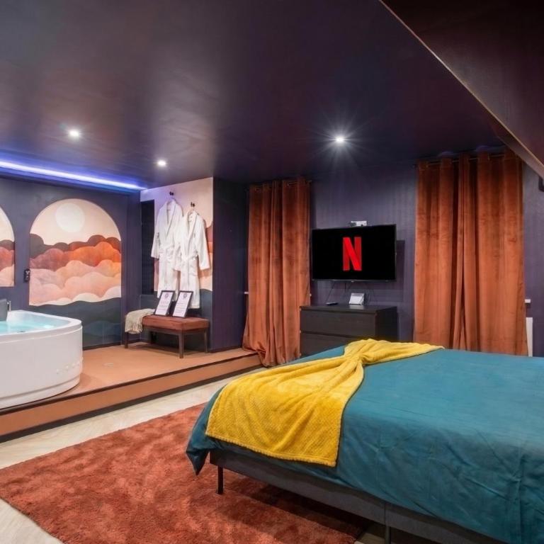 Nuage Doré - Jacuzzi Privatif & Parking - Appartement 1 Chambre - 7