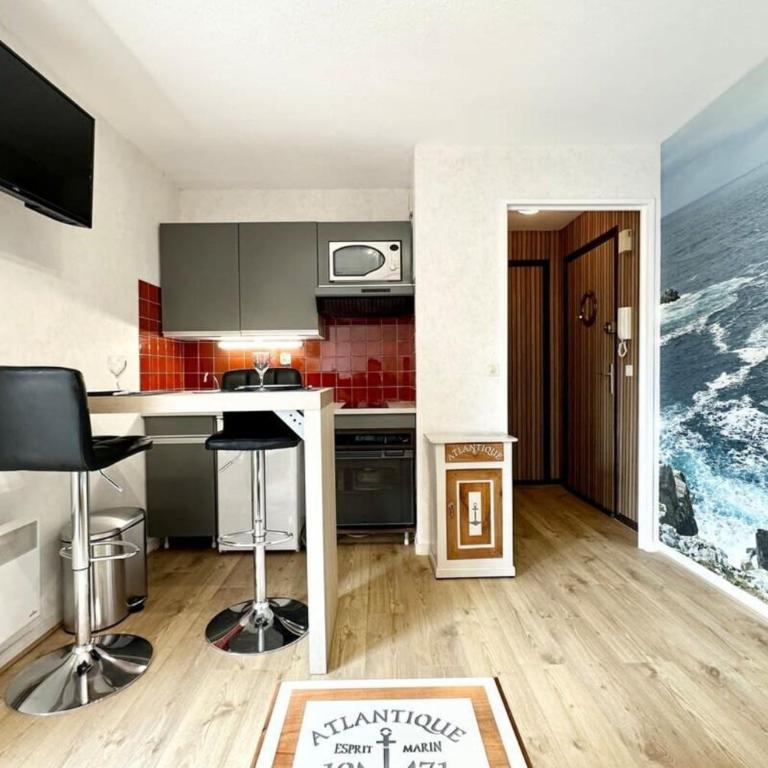 Studio archi cosy - 5min des plages - Studio avec Canapé-Lit - 11