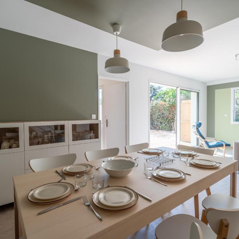 Maison neuve climatisée, 8 pers, proche plages, surf, Wi-Fi, terrasse, parking, ménage inclus - FR-1-319-526 - Maison 4 Chambres - 26