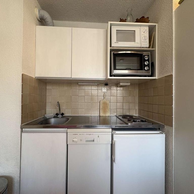 Appartement Montgenèvre - 2 chambres, balcon, lave-linge, TV - Appartement 1 Chambre - 3