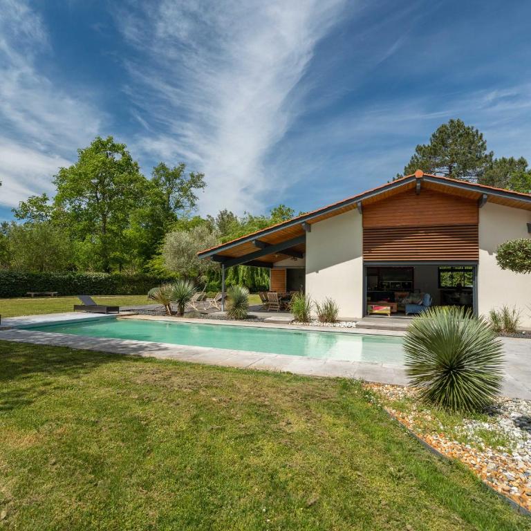 Villa Contemporaine 14 Pers. avec Piscine Chauffée et Jardin - Dune du Pyla et Plages à Proximité - FR-1-319-512 - Villa 3 Chambres - 33