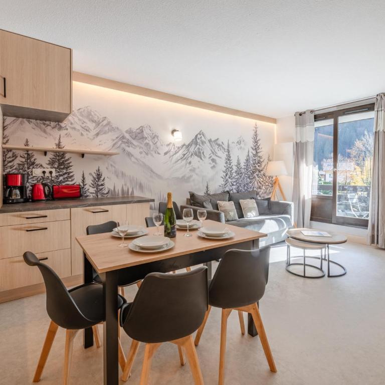 Bel appartement Chamonix, 4 pers, parking - Apartment mit 1 Schlafzimmer - 7