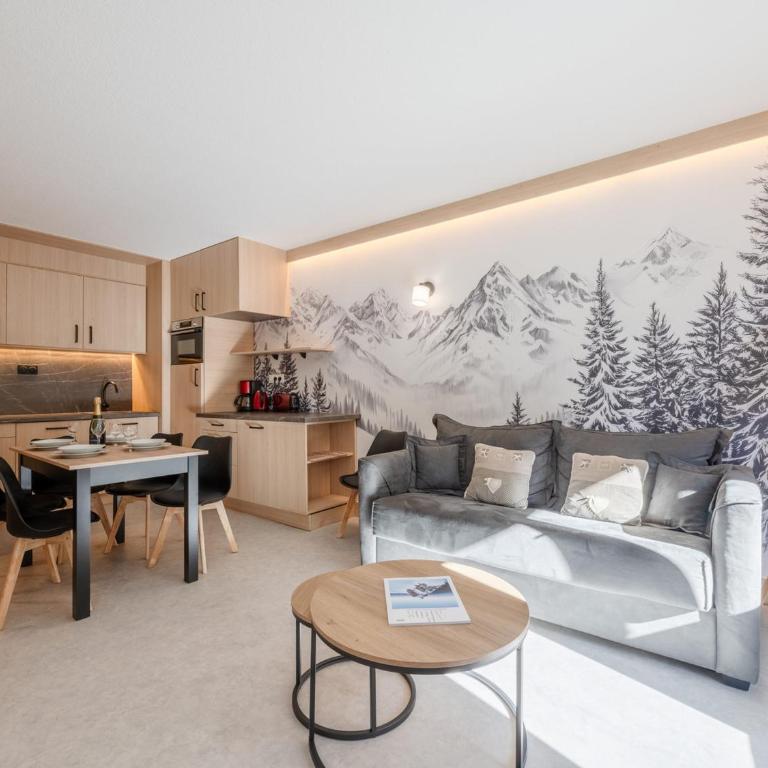 Bel appartement Chamonix, 4 pers, parking - Apartment mit 1 Schlafzimmer - 1