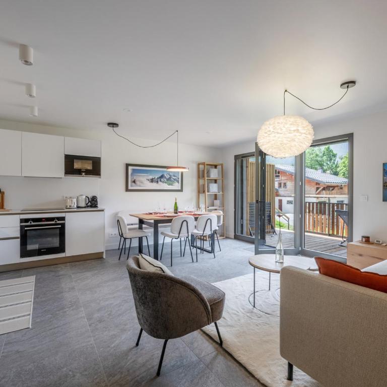 Appartement moderne à Chamonix avec parking et wifi - FR-1-343-265 - Apartment mit 2 Schlafzimmern - 1
