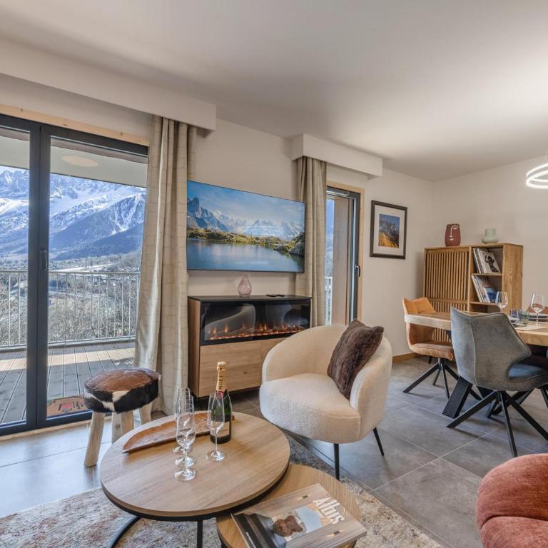 Appartement moderne aux Houches, proche des pistes - FR-1-343-263 - Appartement 2 Chambres - 1
