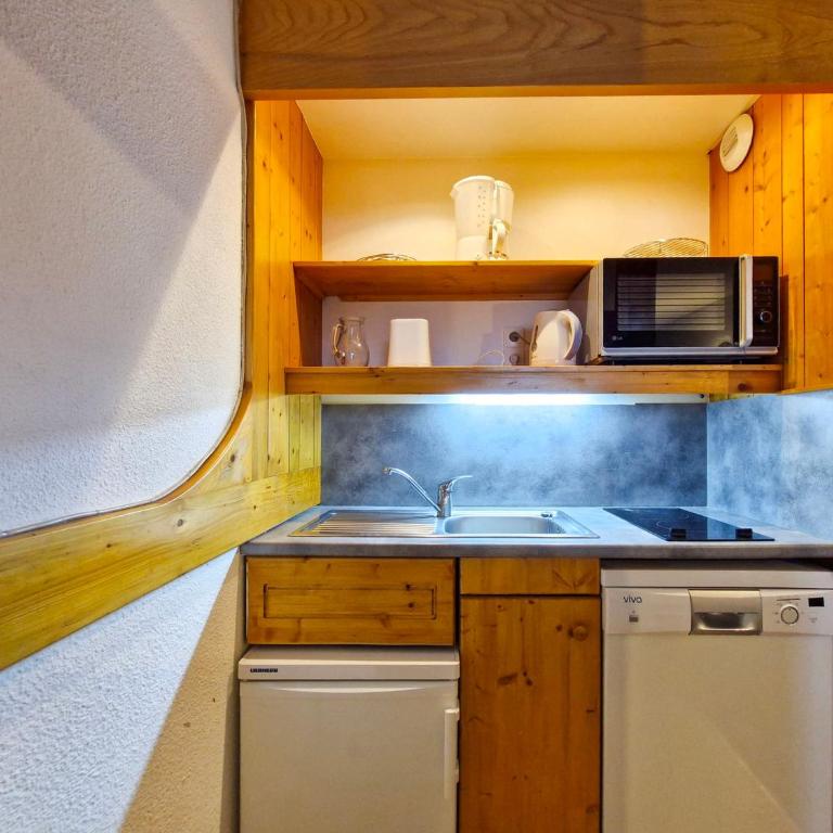 Studio 5 pers, skis aux pieds, près commerces, animaux admis, Arc 1800 - FR-1-411-243 - Studio - 16