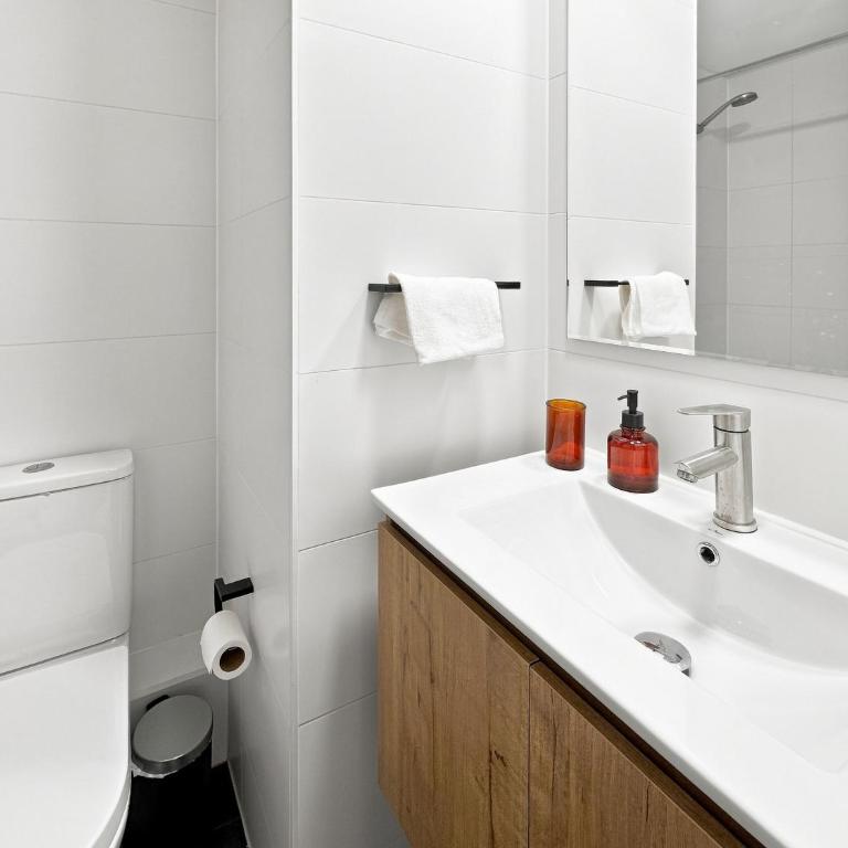 Oceana Suites Estación Irarrazaval - Apartamento de 1 dormitorio con vistas a la ciudad - 14