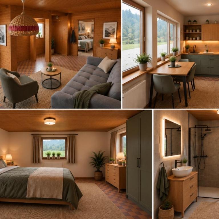 Gasthof Lublass - Apartment mit 1 Schlafzimmer, Balkon und Bergblick - 2