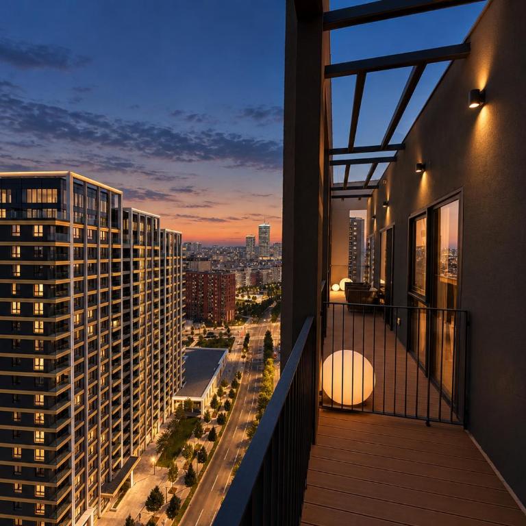 Belgrade Waterfront Penthouse 17th last floor - Apartment mit 2 Schlafzimmern - 12