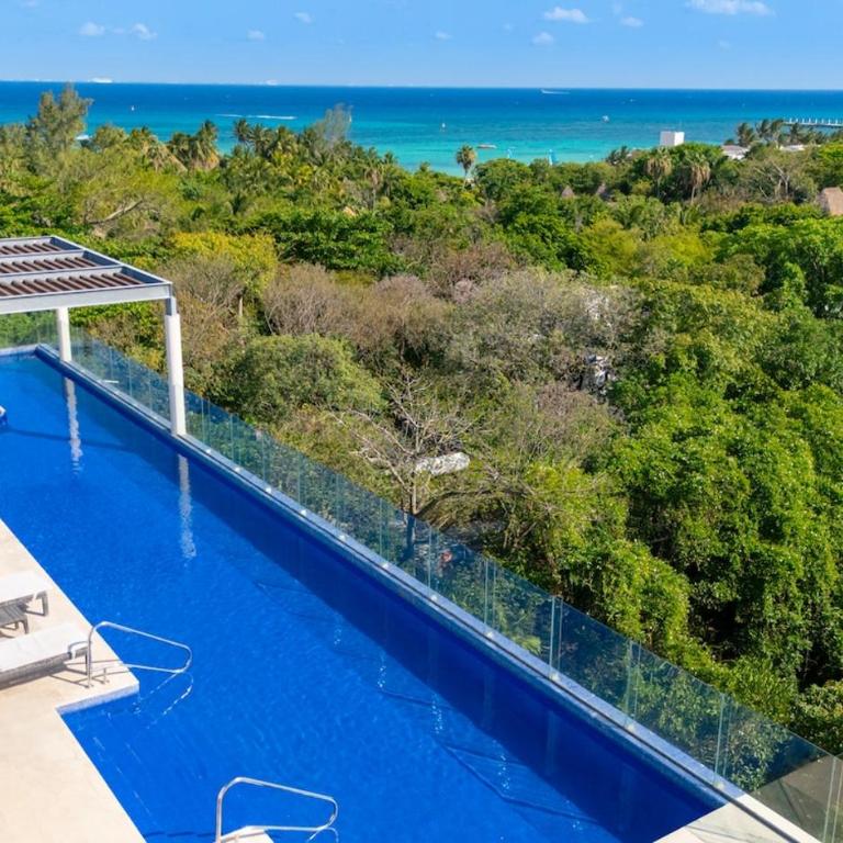 Terrazas 38th St - 2BR w Private Jacuzzi - Two-Bedroom Apartment with Balcony and Terrace - 1