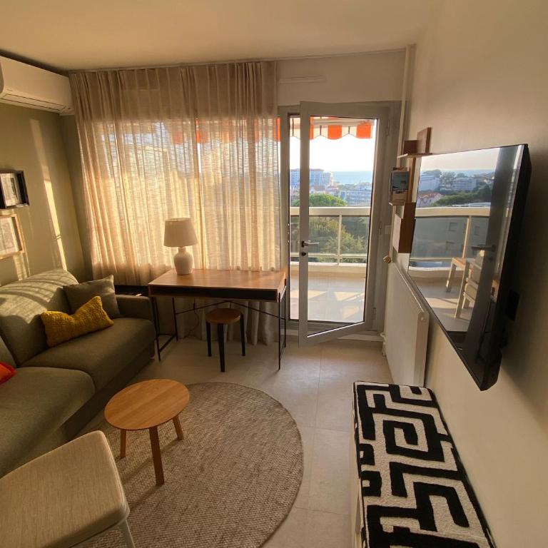 Appartement de charme, 2P, Terrasse, Vue mer, Clim, Garage - Appartement 1 Chambre - 2