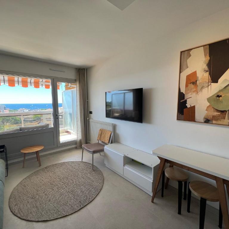 Appartement de charme, 2P, Terrasse, Vue mer, Clim, Garage - Appartement 1 Chambre - 23
