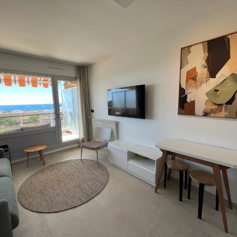 Appartement de charme, 2P, Terrasse, Vue mer, Clim, Garage - Appartement 1 Chambre - 12