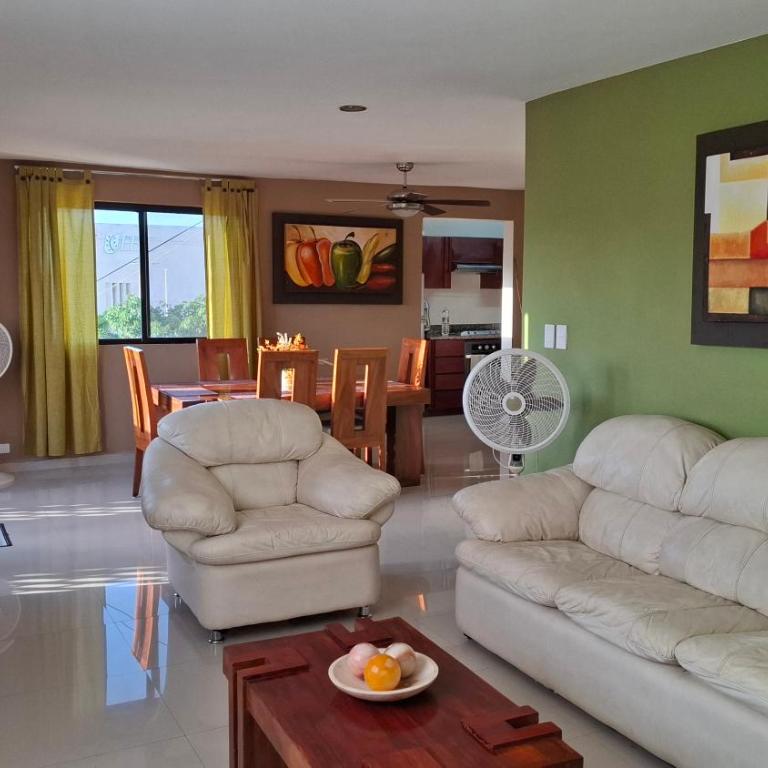Home 365 Mérida Amplio y confortable departamento 3 recámaras 4 camas wifi - Apartamento - 1