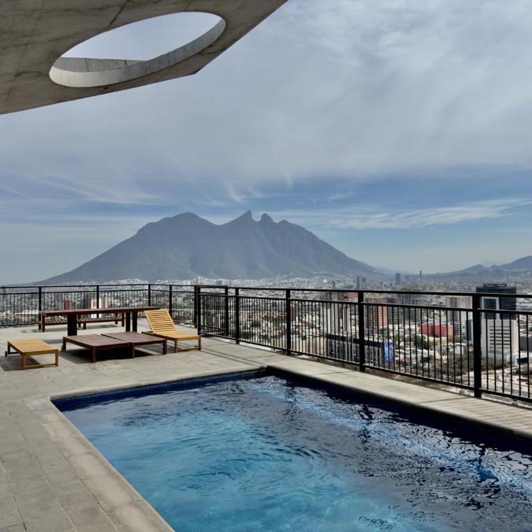 Loft Céntrico con Piscina, Gym y Vistas - One-Bedroom Apartment with City View - 1
