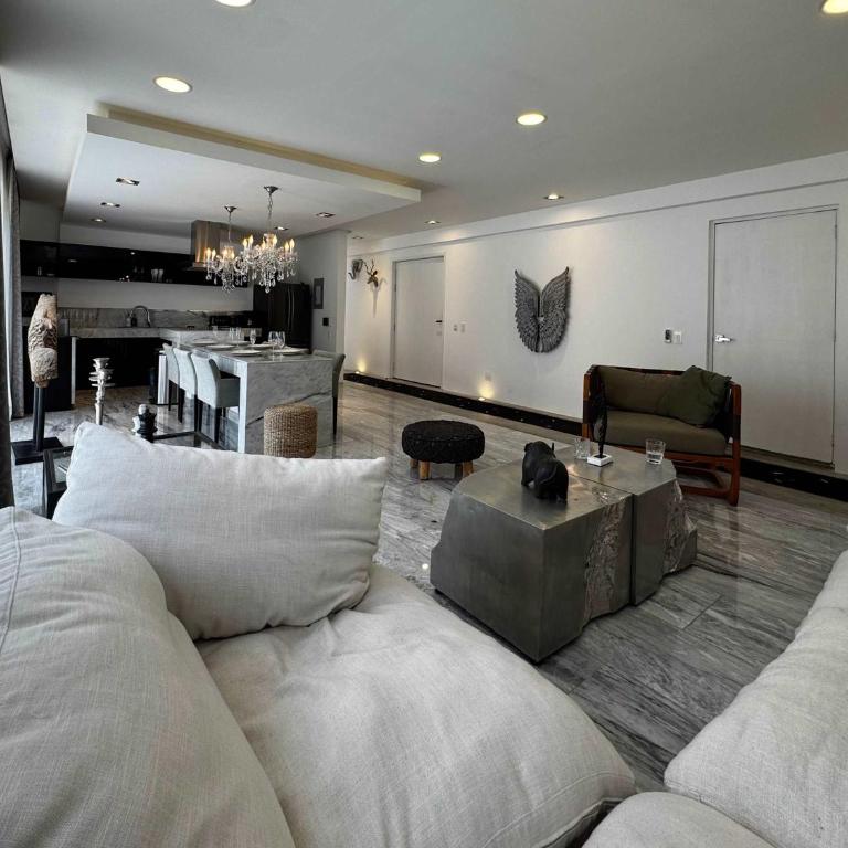 Black House - Stylish 3BR in Aldea Zama with Rooftop - Appartement - 8
