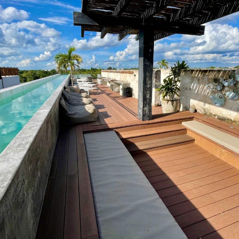 Black House - Stylish 3BR in Aldea Zama with Rooftop - Appartement - 27