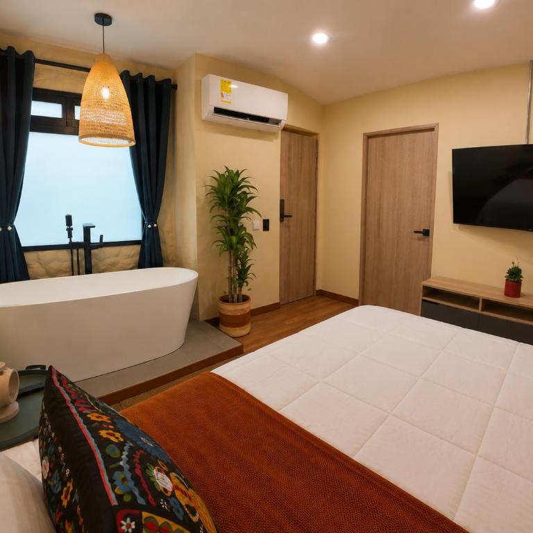 Nam Hotel Boutique Medellin - Habitación Doble Deluxe con bañera - 1