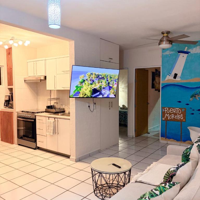 Loft Yexalem In Puerto Morelos 7 Min to the Beach - Apartamento de 2 dormitorios - 4