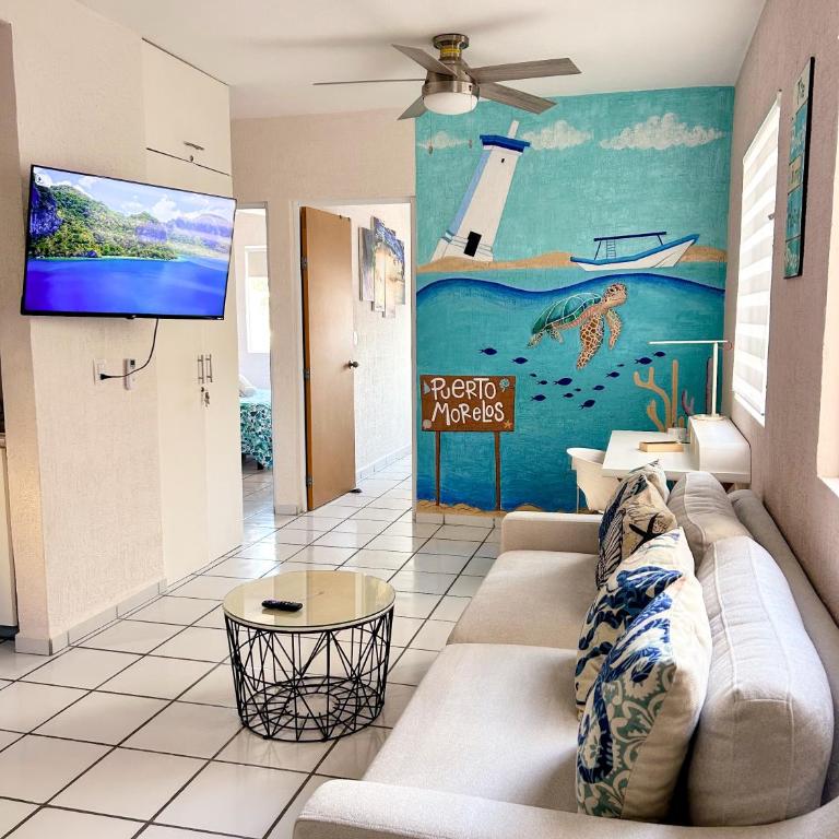 Loft Yexalem In Puerto Morelos 7 Min to the Beach - Apartamento de 2 dormitorios - 14