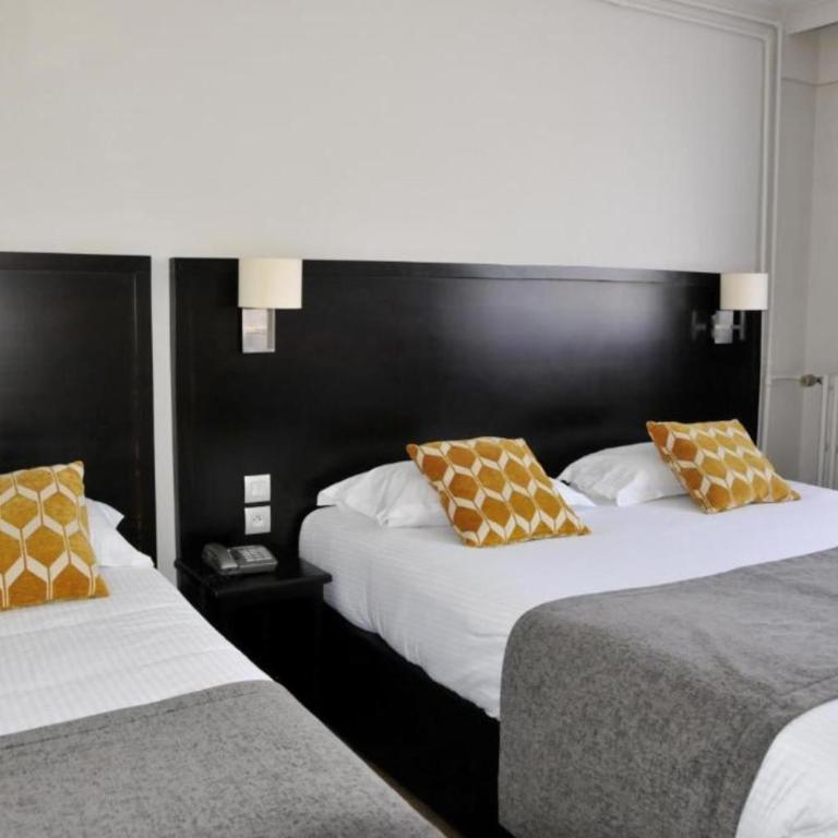 Kyriad - Caen Centre - Chambre Standard avec 1 Lit Queen-Size et 1 Lit Simple - 2