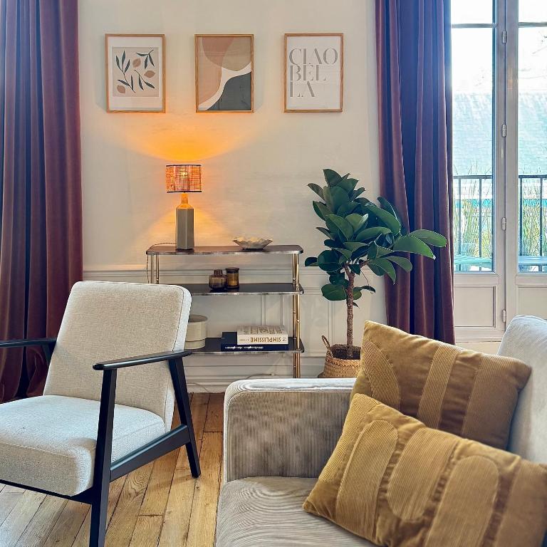Spacious Apartment Louvre AC 3 Bedrooms - Apartment mit 3 Schlafzimmern und Balkon - 3