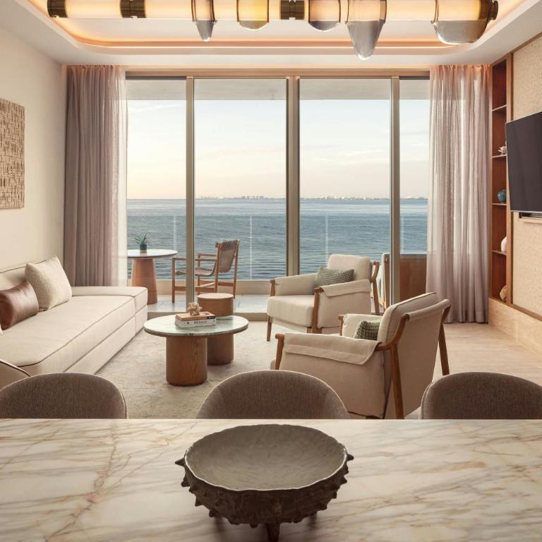 The St. Regis Costa Mujeres Resort, Cancun - One-Bedroom Caroline Astor King Suite with Ocean View and Tub - 3