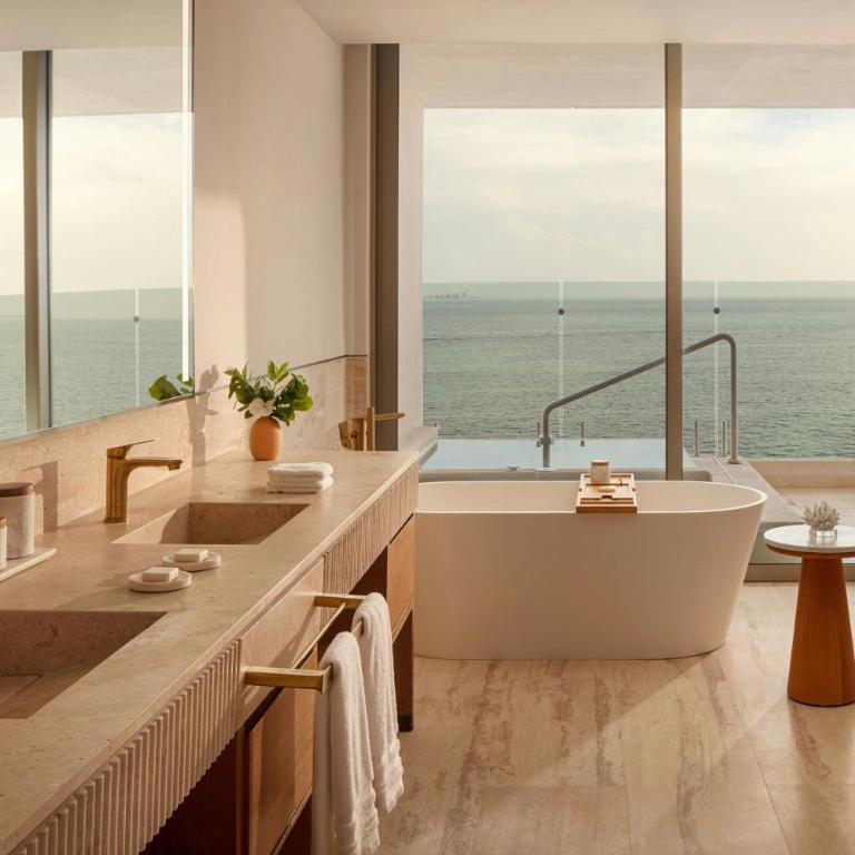 The St. Regis Costa Mujeres Resort, Cancun - One-Bedroom Caroline Astor King Suite with Ocean View and Tub - 6