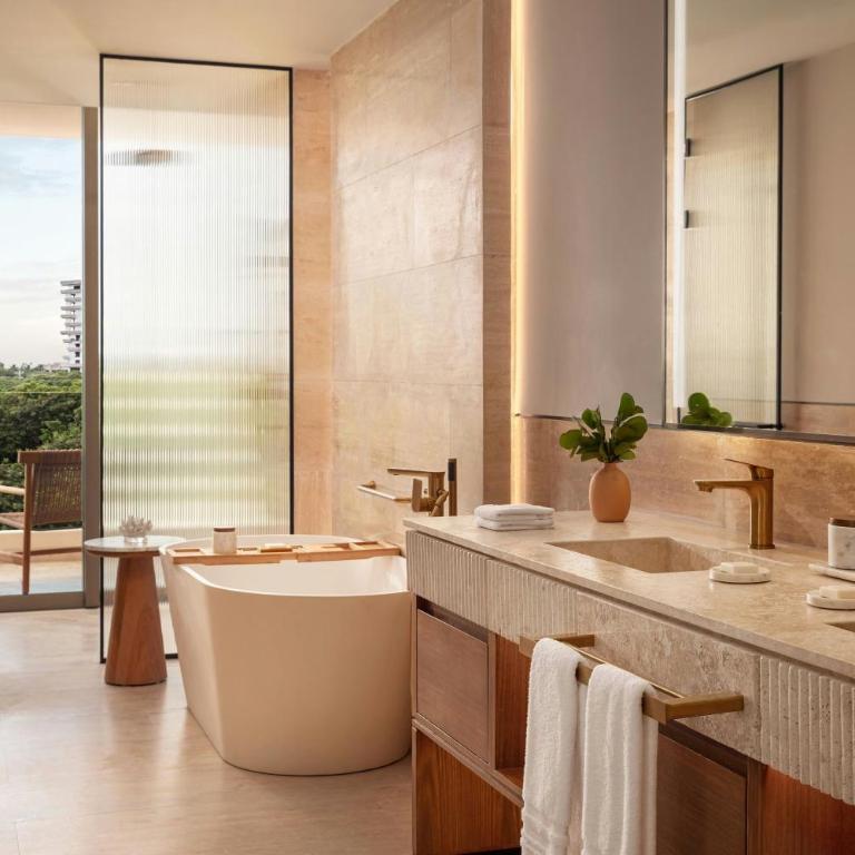 The St. Regis Costa Mujeres Resort, Cancun - St Regis Luxe King Studio with Mangrove View and Terrace - 3