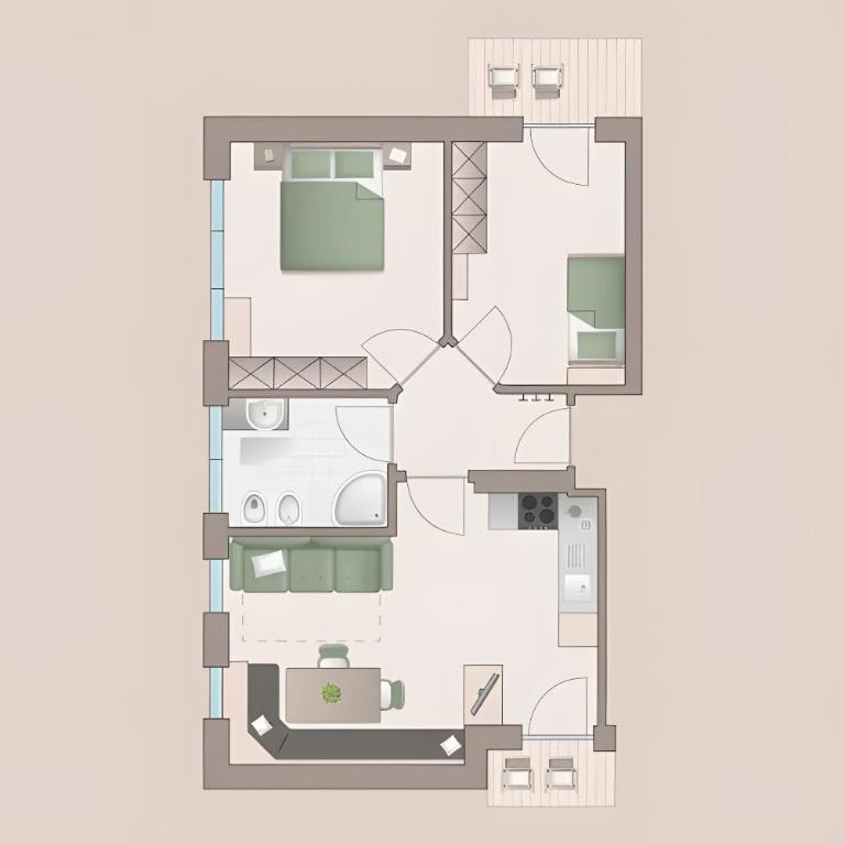 Mountain Apartments Kaimblhof - Apartamento Deluxe de 2 dormitorios con vistas al jardín - 12