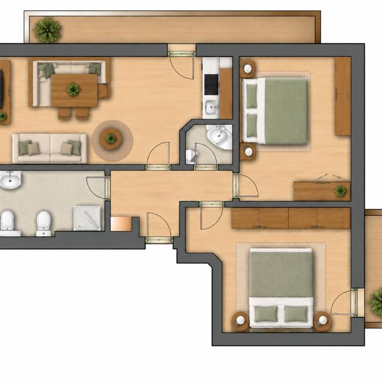 Appartements Wiesenheim - Appartamento con 2 Camere da Letto e Balcone - 36