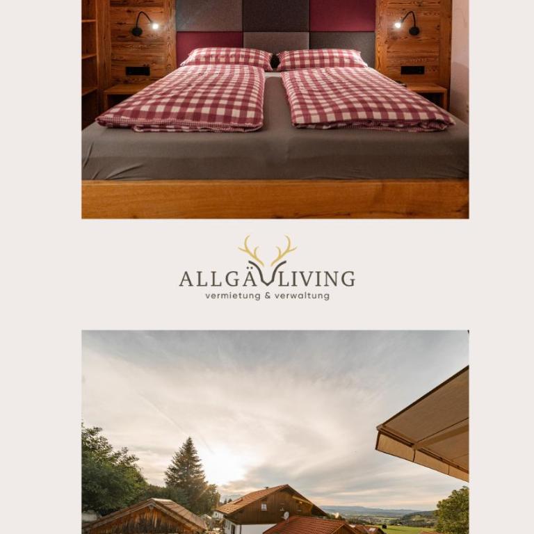Allgäu Living l AusZeit Im-Berg - ruhig - Bergblick - Balkon - Terasse - Familien-Apartment mit 1 Schlafzimmer - 1