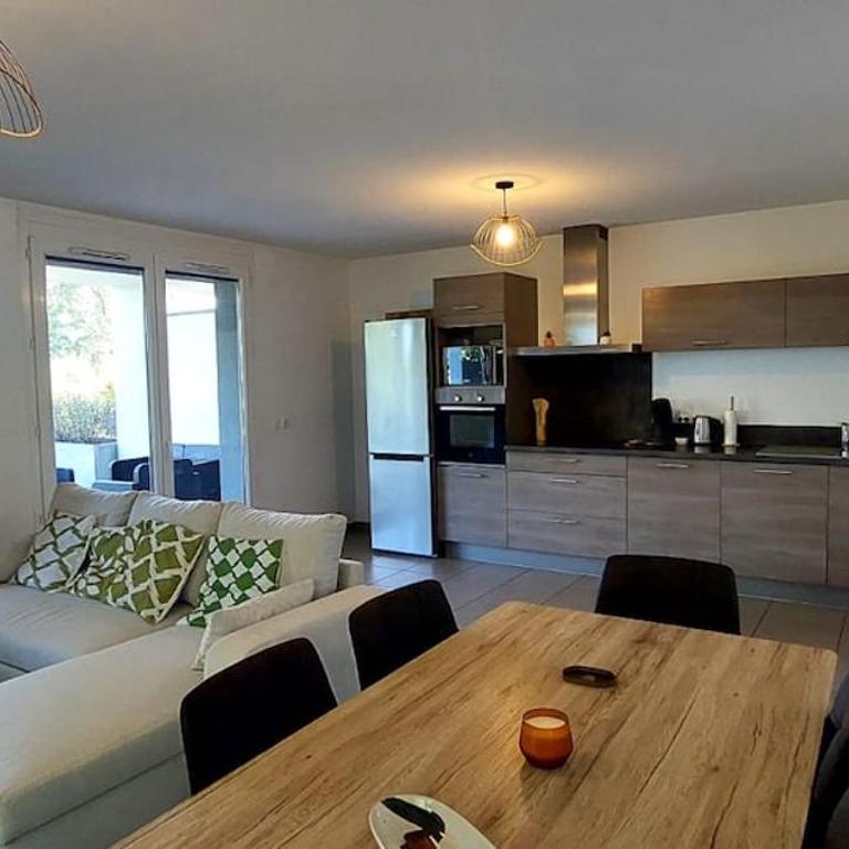 T3 avec grande terrasse et vue lac Évian - Apartment mit 2 Schlafzimmern - 16