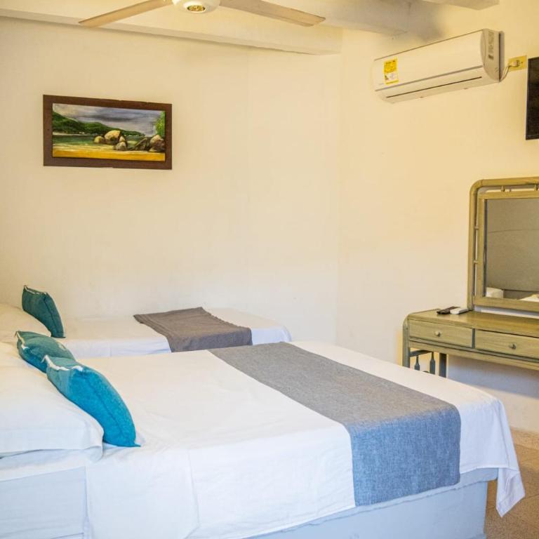 Hotel Playa y Mar - Habitación Doble - 2 camas - 6