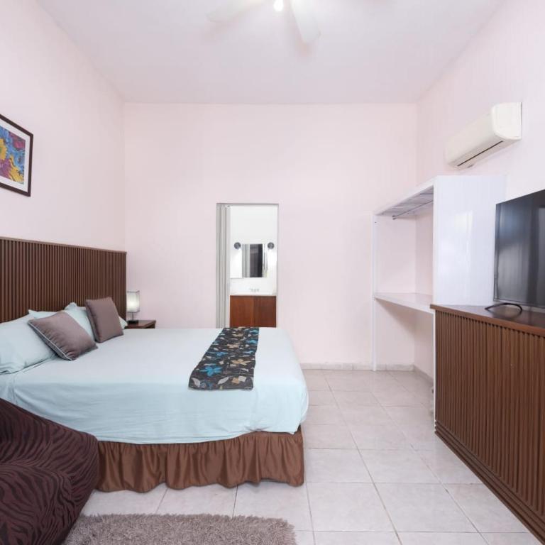 Casa las Flores - Habitación Doble Deluxe con acceso a la piscina - 1 o 2 camas - 6