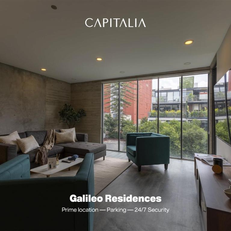 Capitalia Galileo Residences - Luxury Apartment, 3 Bedrooms, Balcony, Street View - 1