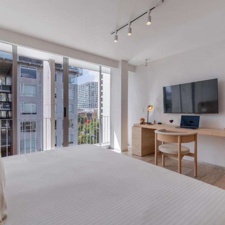 Capitalia Antara Polanco - Apartamento Deluxe de 2 dormitorios con balcón y vistas a la ciudad - 5