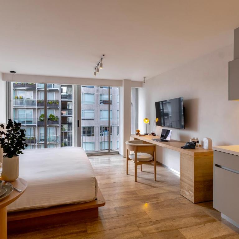 Capitalia Antara Polanco - Apartamento Deluxe de 2 dormitorios con balcón y vistas a la ciudad - 11