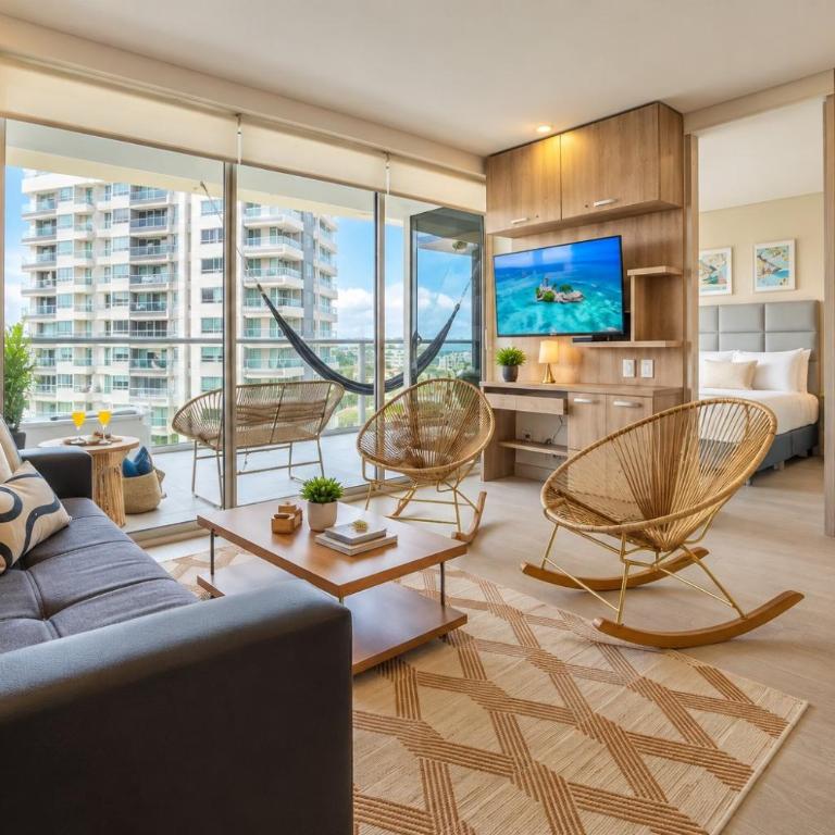 MQ903 | Jacuzzi & hamaca · Vista espectacular - One-Bedroom Apartment with Balcony - 19