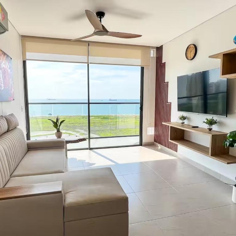 Apto de lujo 2 hab con Piscina y Balcón frente al mar - Apartamento de 2 dormitorios - 17