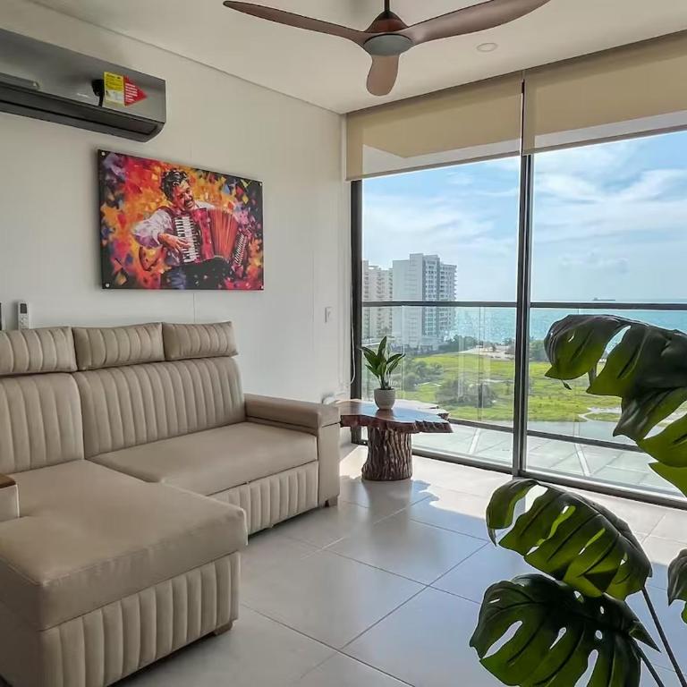 Apto de lujo 2 hab con Piscina y Balcón frente al mar - Apartamento de 2 dormitorios - 21