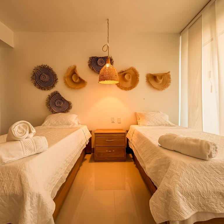 Lujo - Jacuzzi-Acceso a playa-2Hab-10 Min Airport - Two-Bedroom Apartment with Balcony and Sea View - 11
