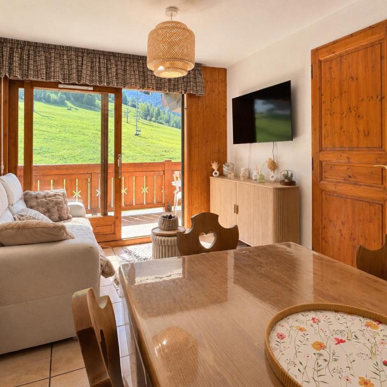 Appartement vue sur pistes - 6 pers. - Appartement 1 Chambre - 9