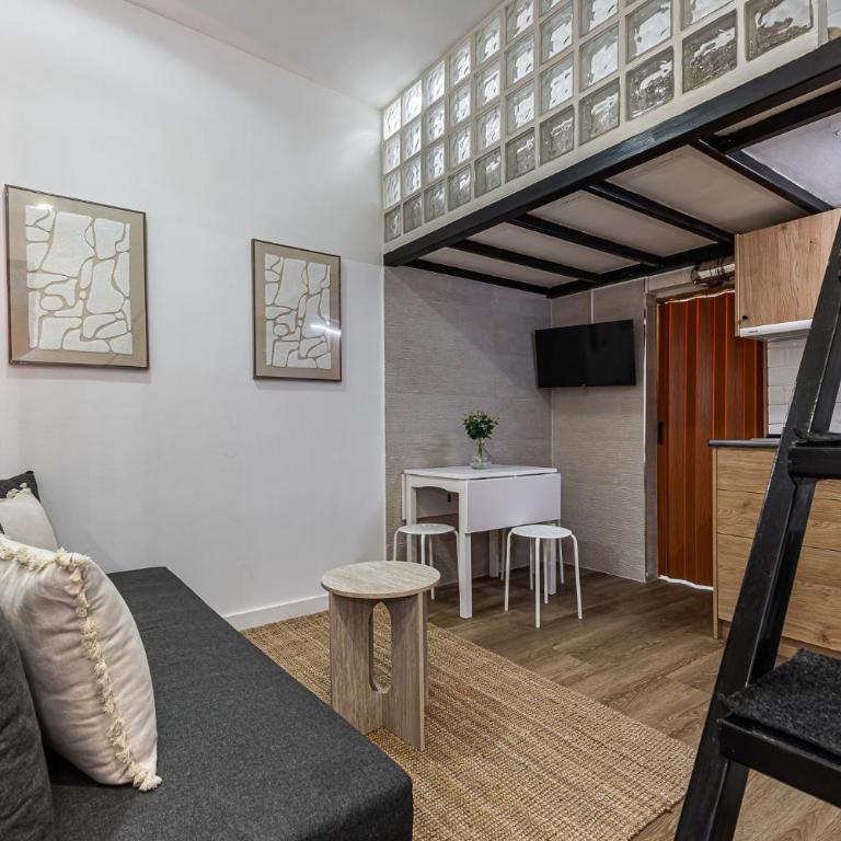 Queen's Gran Vía I - Alojamiento corta Estancia - Apartment mit 2 Schlafzimmern - 4