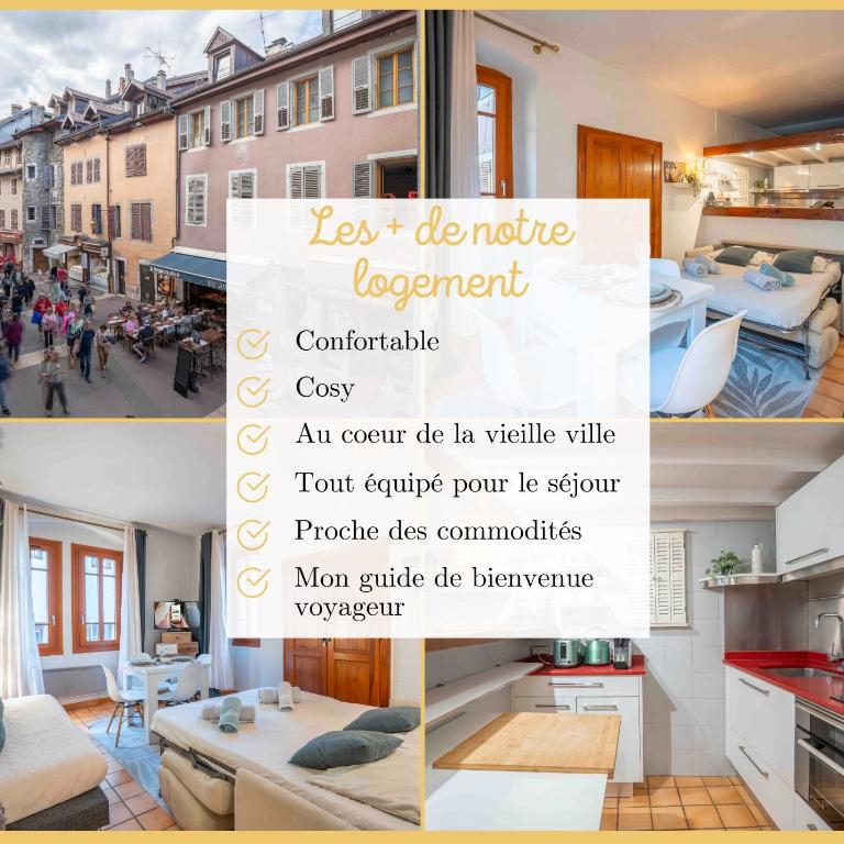 Chez Edda I Studio I Annecy centre - Appartement - Vue sur Ville - 4