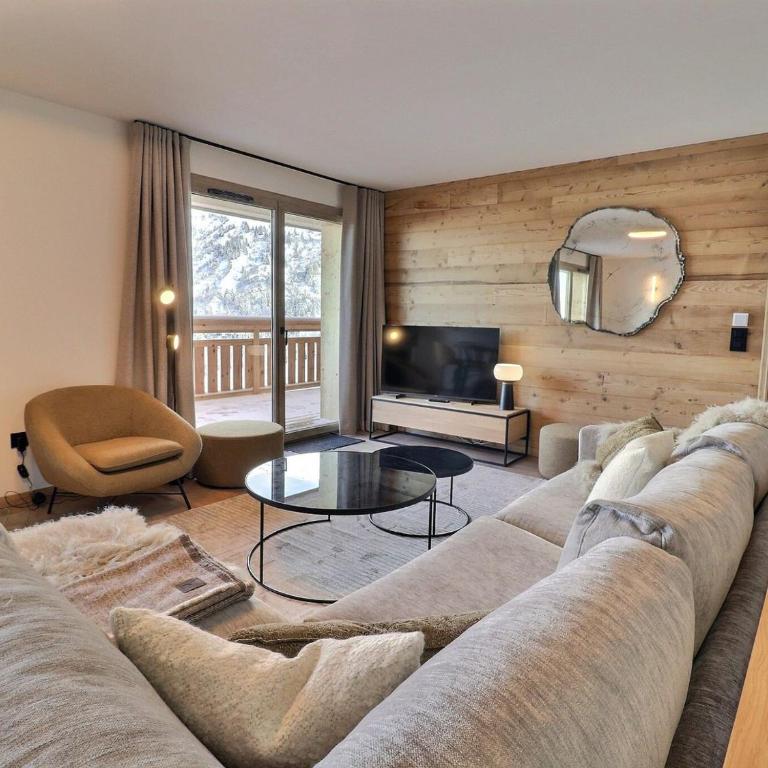 Superbe 4 pièces cabine, 8 pers, sauna, parking, Méribel - Apartment mit 3 Schlafzimmern - 1